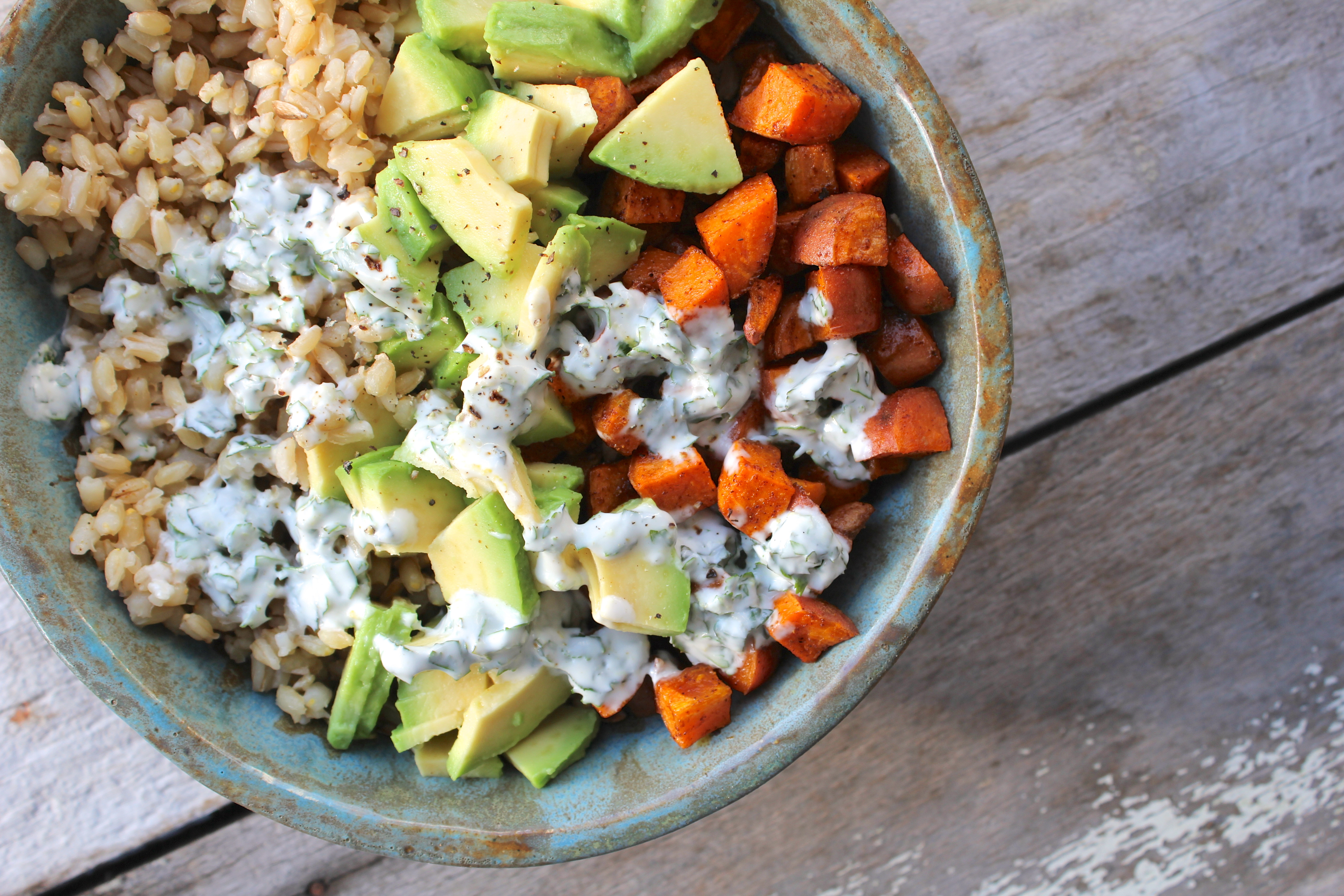 Sweet Potato Bowl
 Sweet Potato Barley Bowl