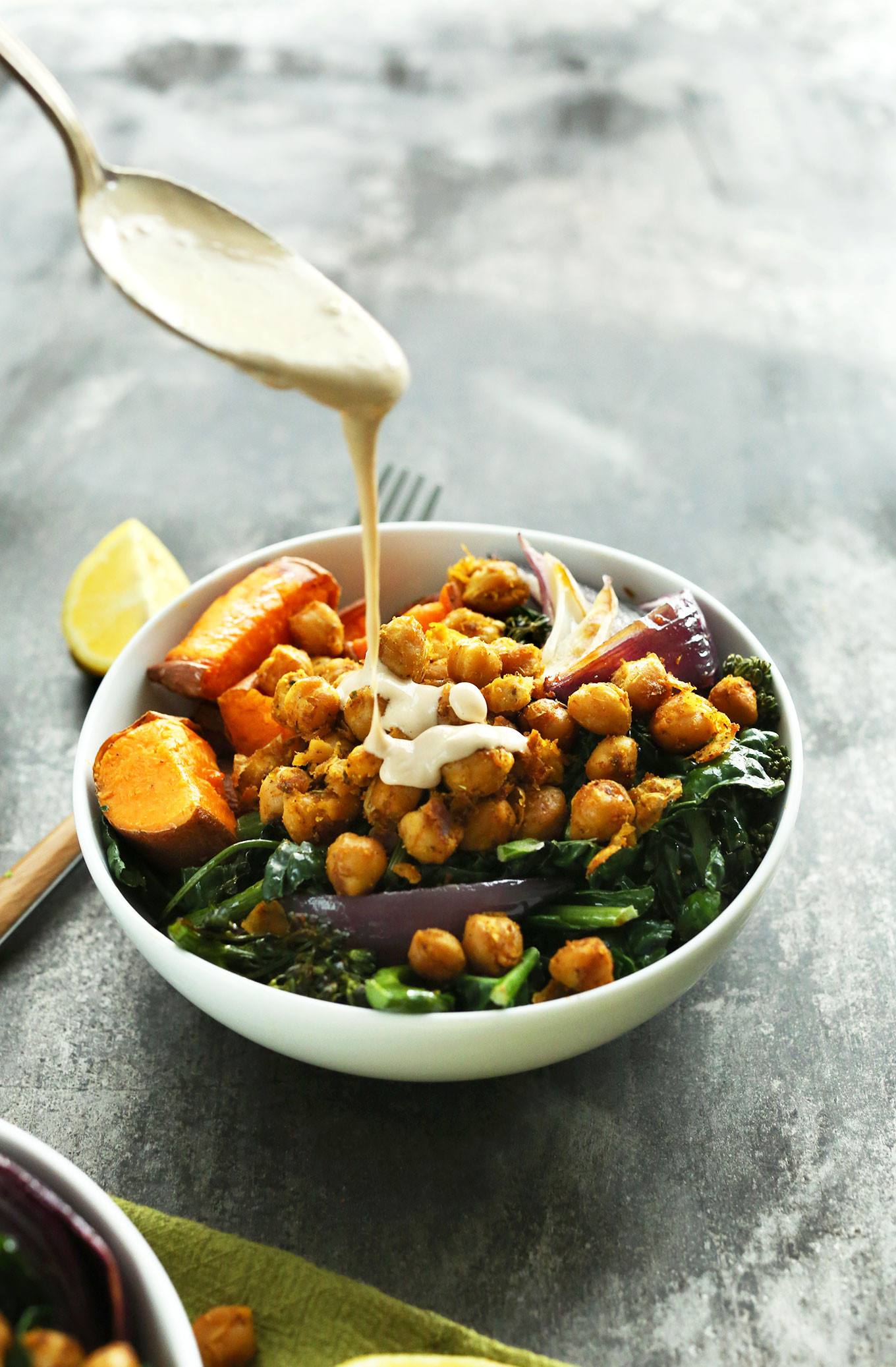 Sweet Potato Bowl
 Sweet Potato Chickpea Buddha Bowl