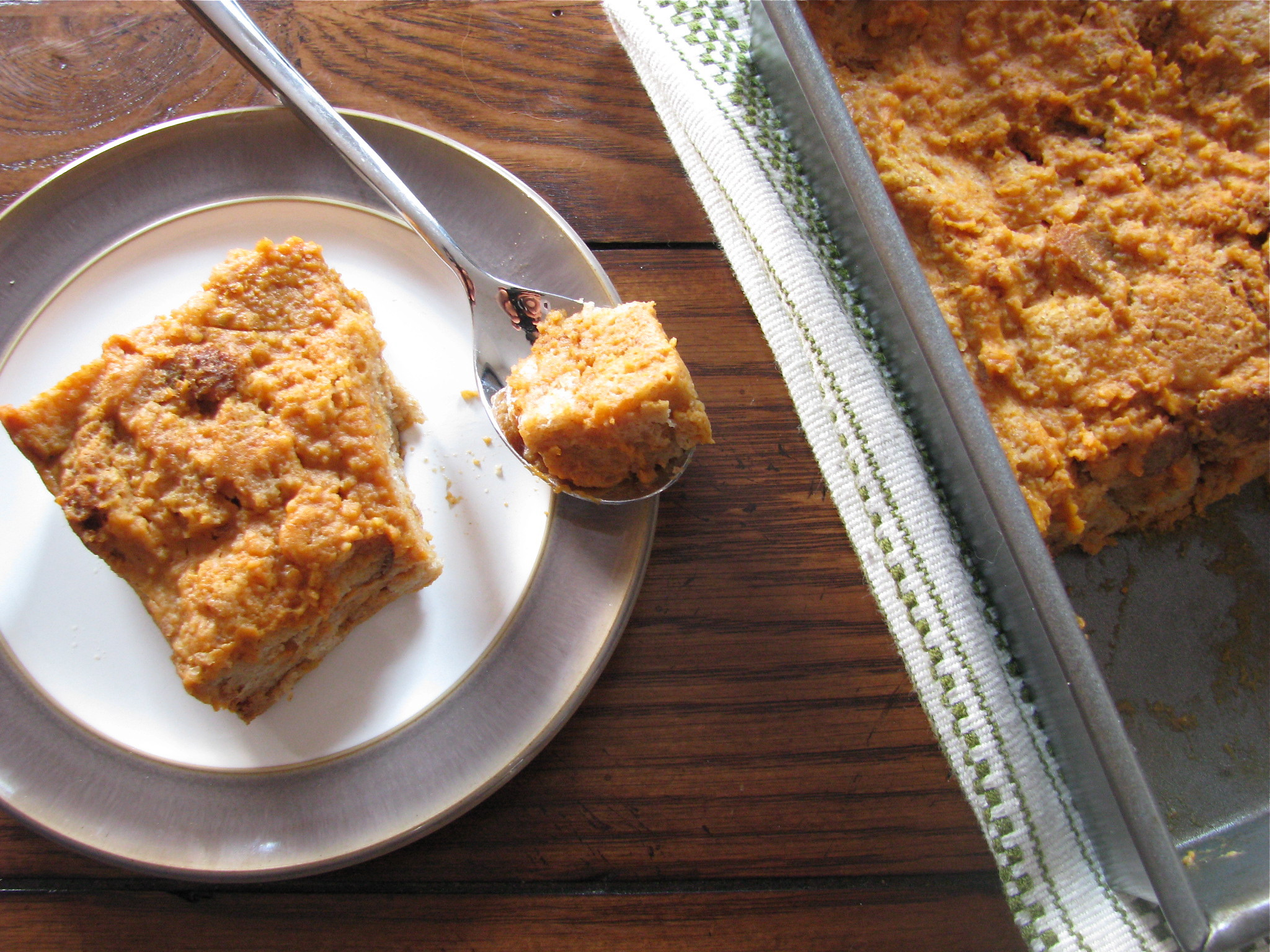 Sweet Potato Bread Pudding
 Sweet Potato Pie Bread Pudding