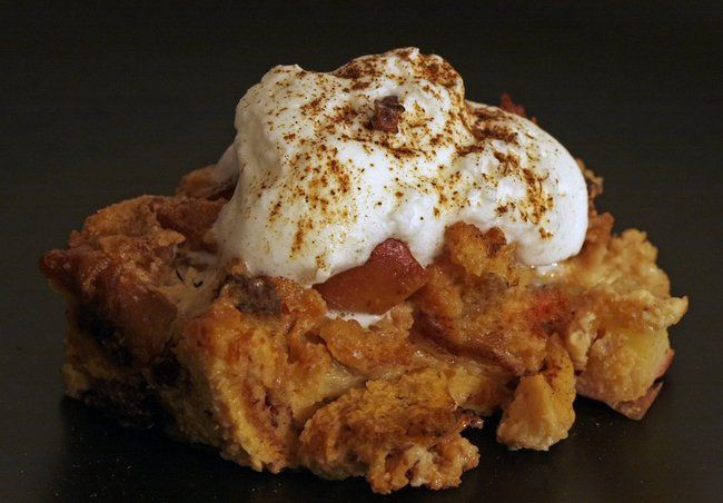 Sweet Potato Bread Pudding
 Sweet Potato Bread Pudding Sneaks Super Foods into Dessert