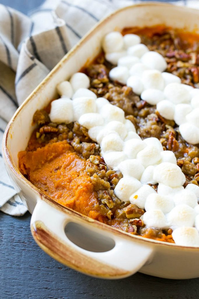 Sweet Potato Casserole With Marshmallow
 Sweet Potato Casserole with Marshmallows Dinner at the Zoo