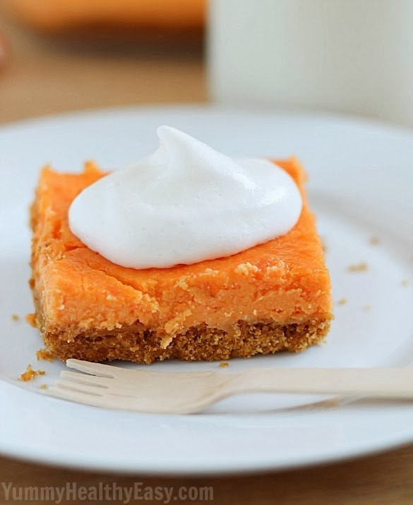 Sweet Potato Cheesecake Recipe
 Sweet Potato Cheesecake Bars Yummy Healthy Easy