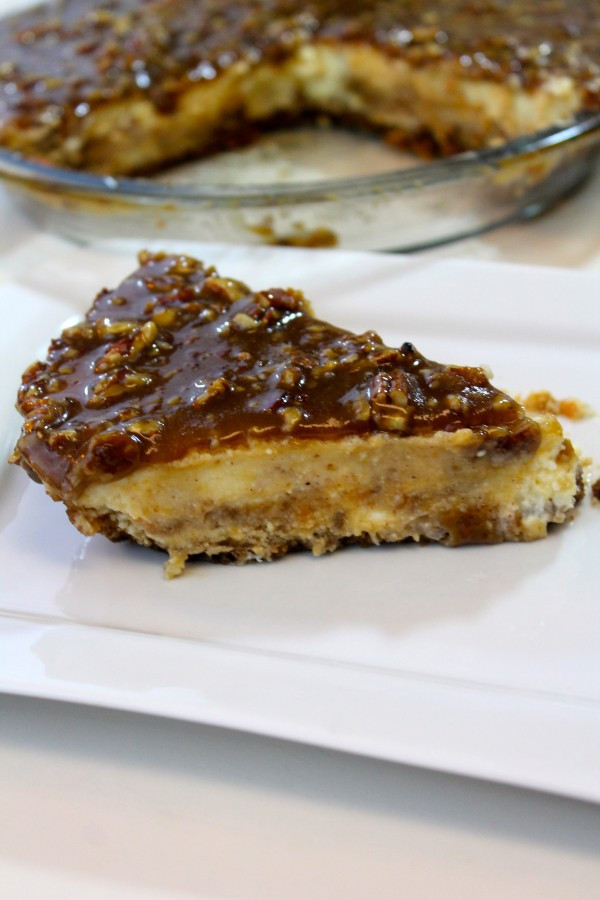Sweet Potato Cheesecake
 Sweet Potato Cheesecake with Praline topping