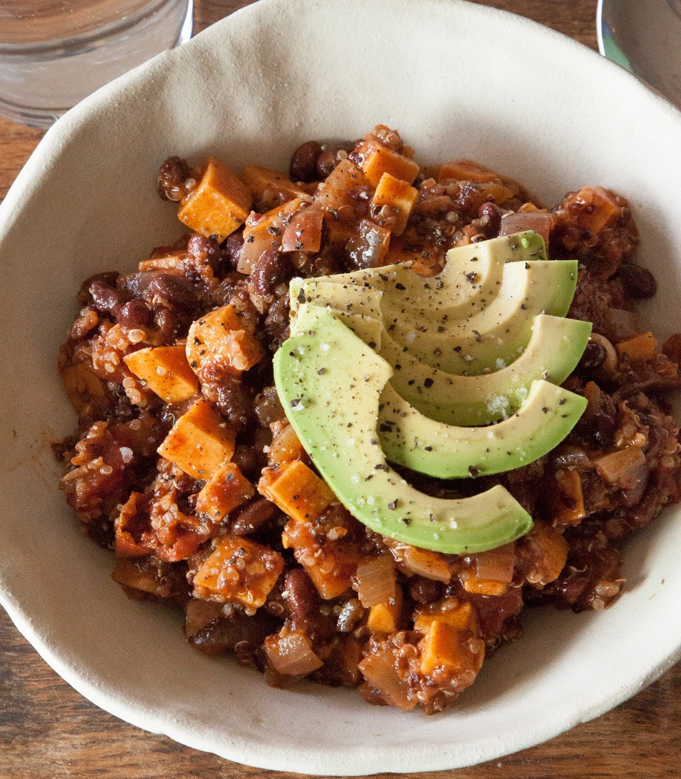 Sweet Potato Chili
 High Protein Sweet Potato Chili