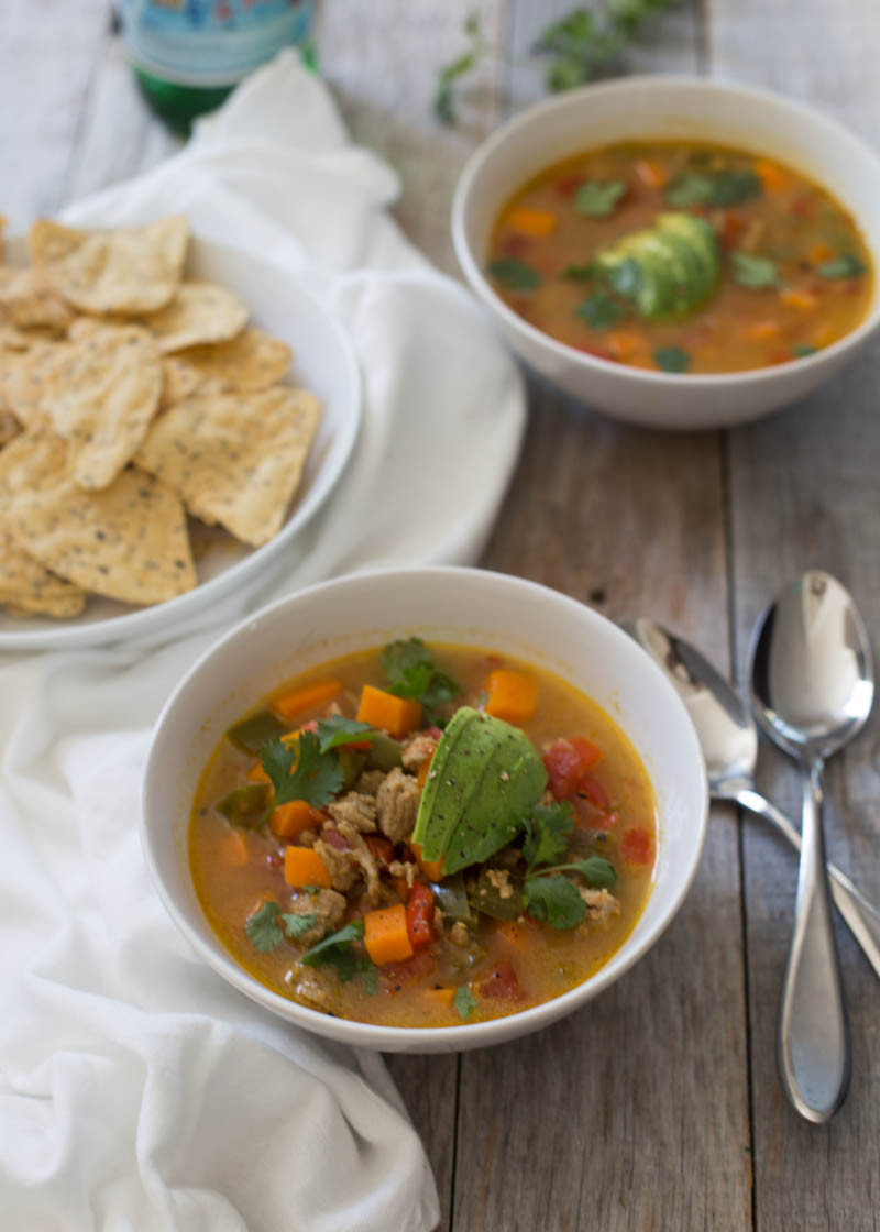 Sweet Potato Chili Slow Cooker
 Slow Cooker Sweet Potato Chili Whole30 boys ahoy