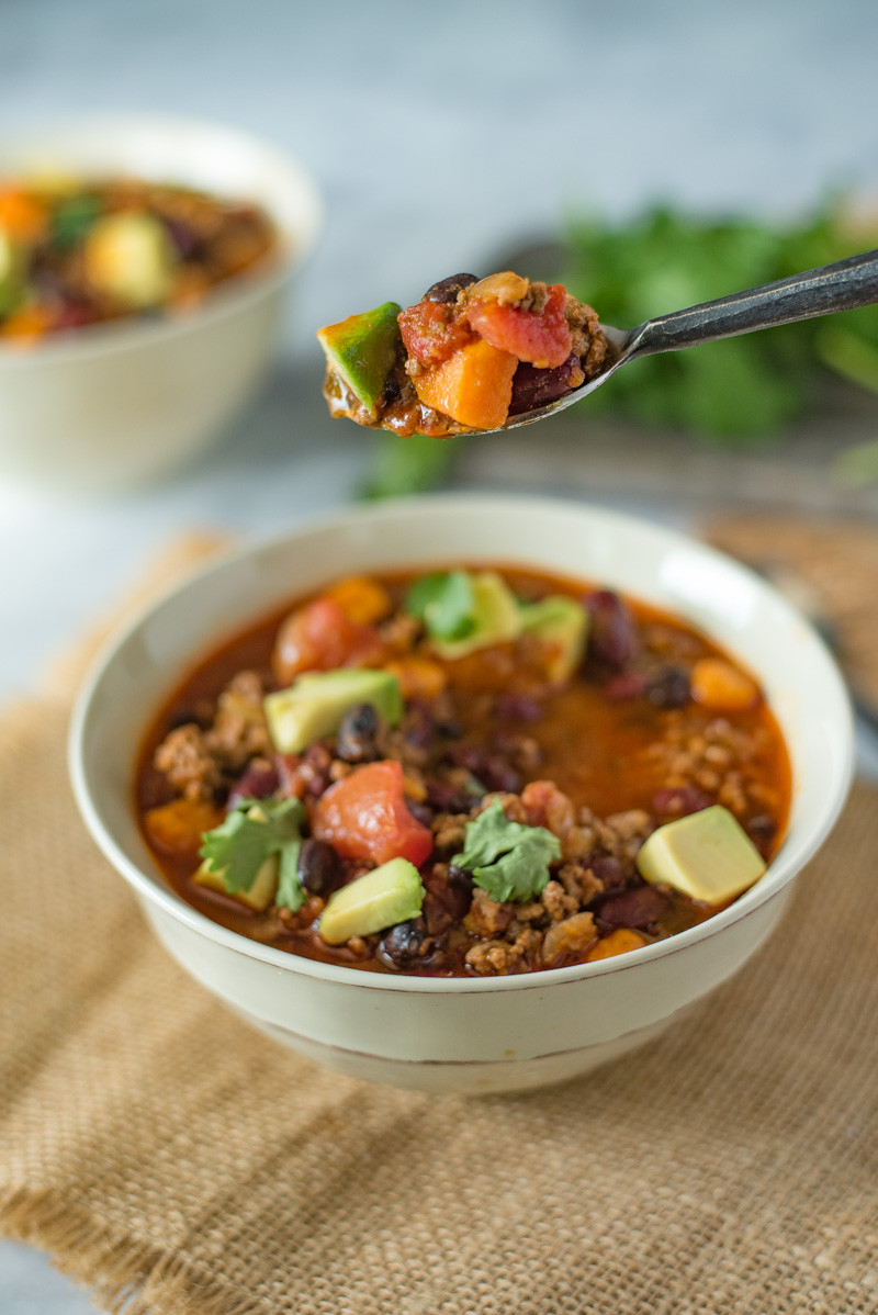 Sweet Potato Chili Slow Cooker
 Slow Cooker Beef and Sweet Potato Chili