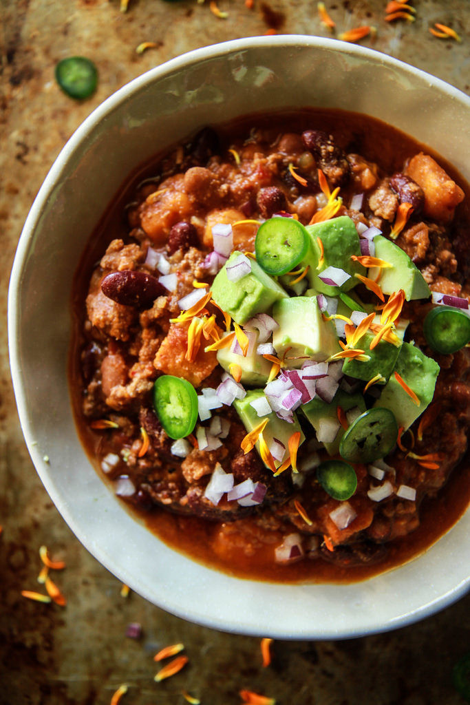 Sweet Potato Chili Slow Cooker
 Slow Cooker Turkey Sweet Potato Chili Heather Christo