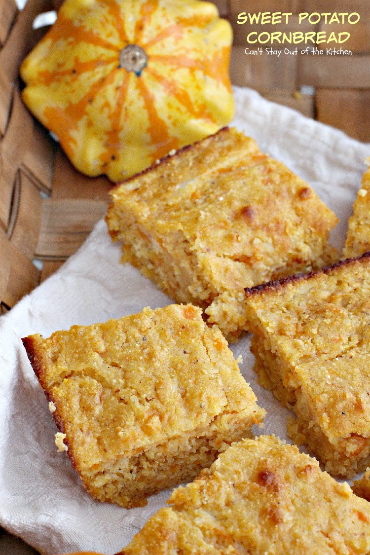 Sweet Potato Cornbread
 Sweet Potato Cornbread Can t Stay Out of the Kitchen