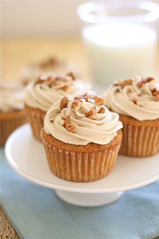 Sweet Potato Cupcakes
 Sweet Potato Cupcakes with Brown Sugar Marshmallow