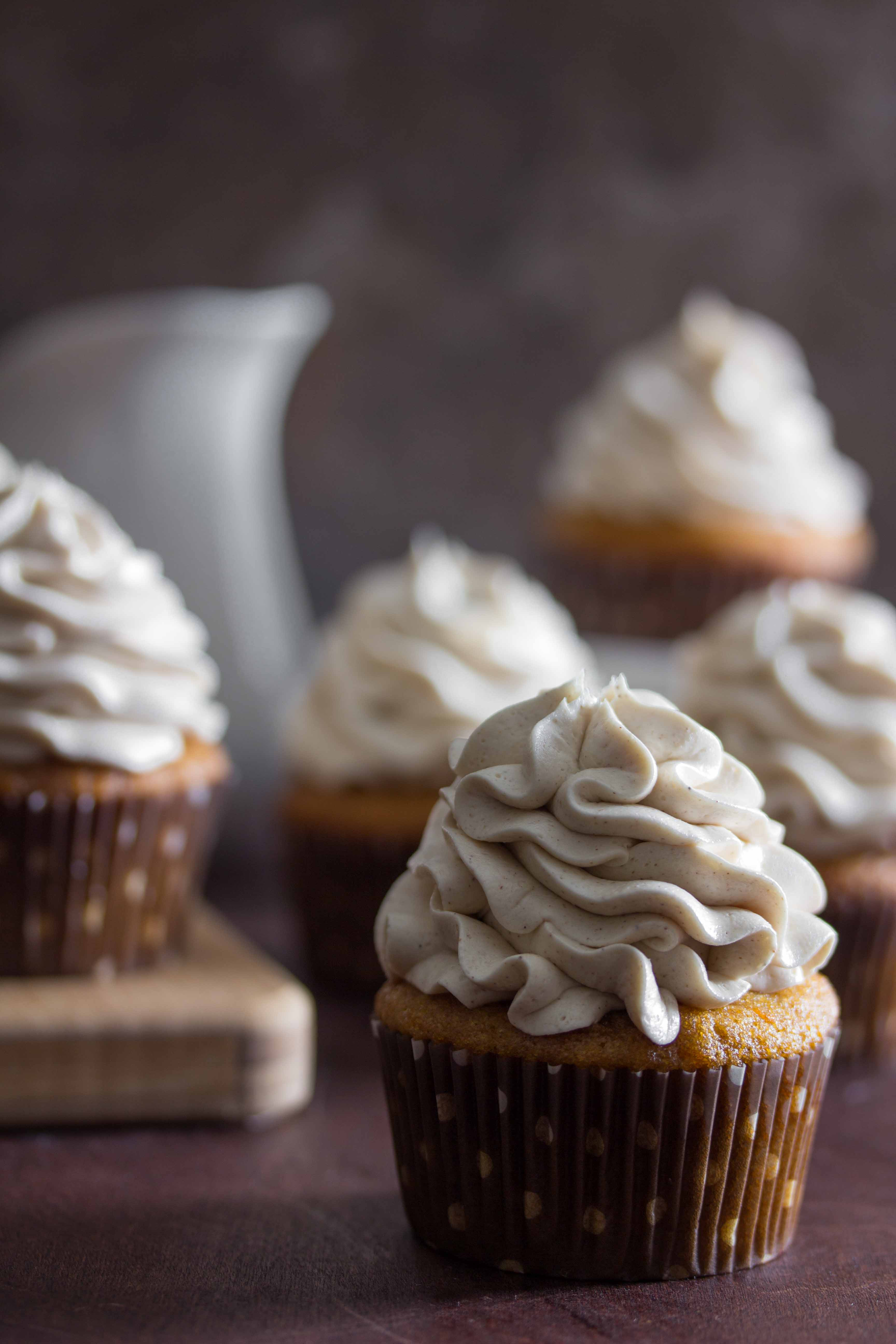 Sweet Potato Cupcakes
 Sweet Potato Cupcakes with Maple Marshmallow Frosting