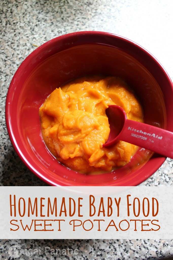 Sweet Potato For Baby
 Baby Food Sweet Potato Recipe Frugal Fanatic