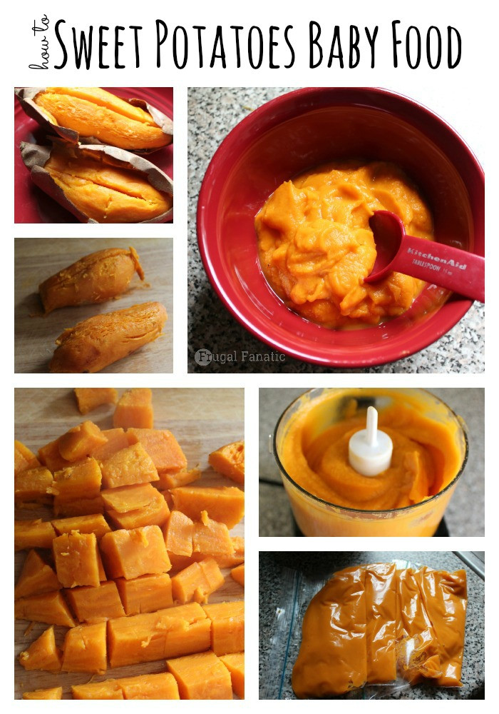 Sweet Potato For Baby
 Baby Food Sweet Potato Recipe Frugal Fanatic