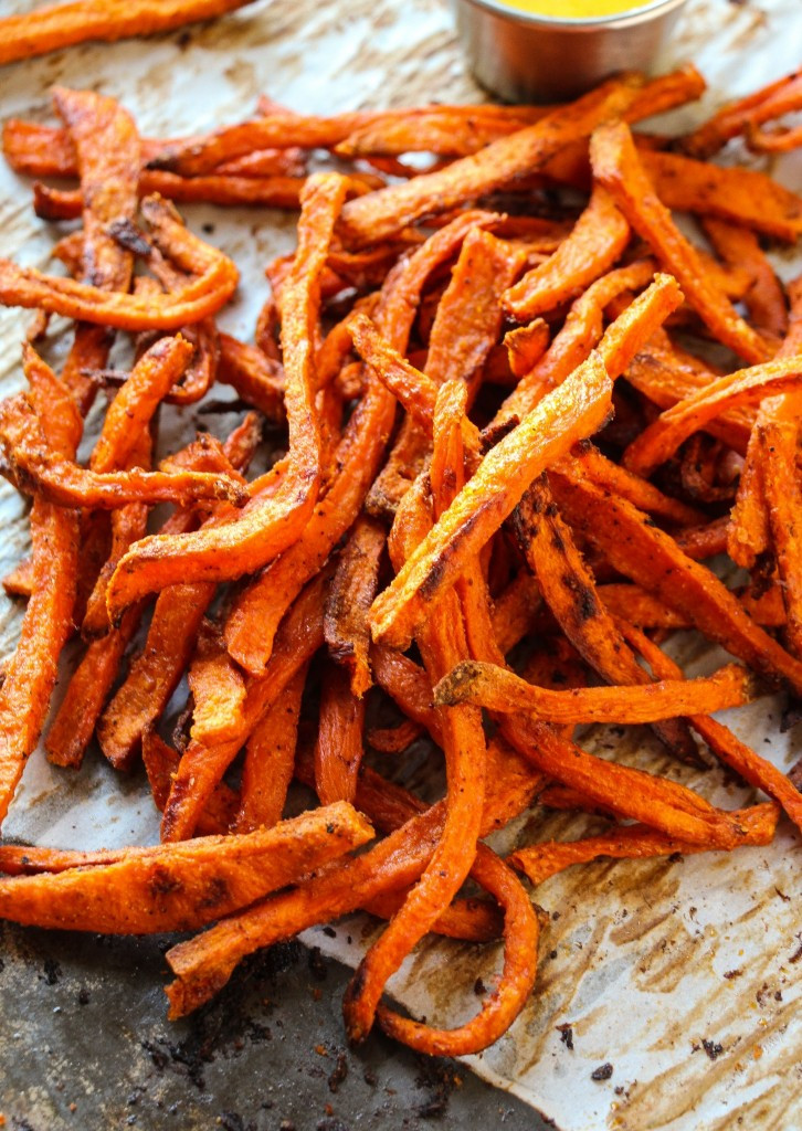 Sweet Potato French Fries
 Extra Crispy Baked Sweet Potato Fries Layers of Happiness