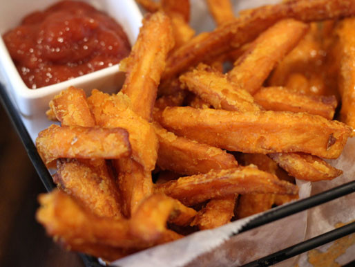 Sweet Potato Fries Deep Fried
 Deep Fried Chicago Milt s Barbecue for the Perplexed