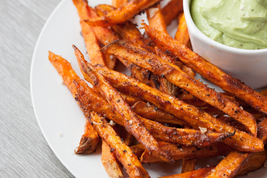 Sweet Potato Fries Deep Fried
 deep fried sweet potato french fries