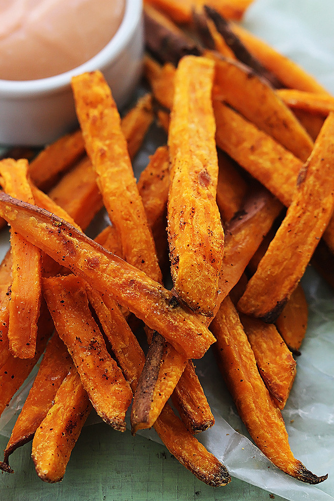 Sweet Potato Fries Deep Fried
 Baked Sweet Potato Fries