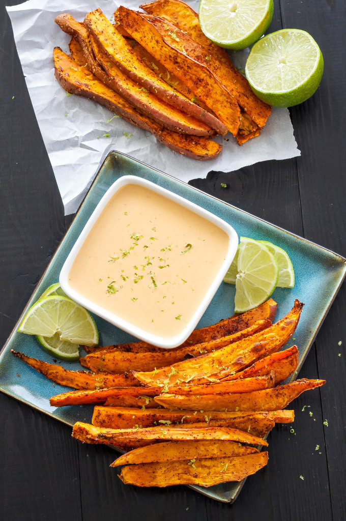 Sweet Potato Fries Dipping Sauce
 Chili Lime Sweet Potato Fries with Honey Chipotle Dipping