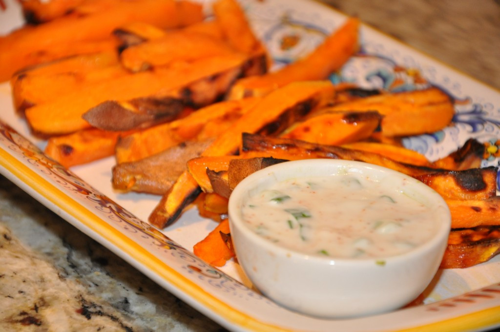 Sweet Potato Fries Dipping Sauce
 Sweet Potato Fries with Chipotle Maple Dipping Sauce