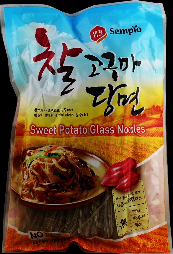 Sweet Potato Glass Noodles
 Japchae Korean Scallop Stir Fried Noodles AIP Paleo