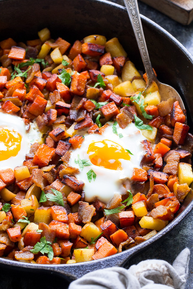 Sweet Potato Hash Paleo
 Paleo Sweet Potato Hash with Apples and Bacon Whole30