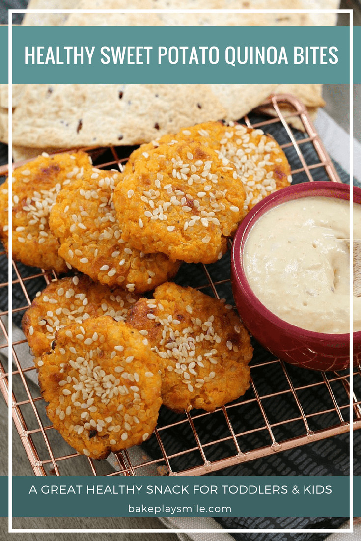 Sweet Potato Healthy
 Healthy Sweet Potato Quinoa Bites Bake Play Smile