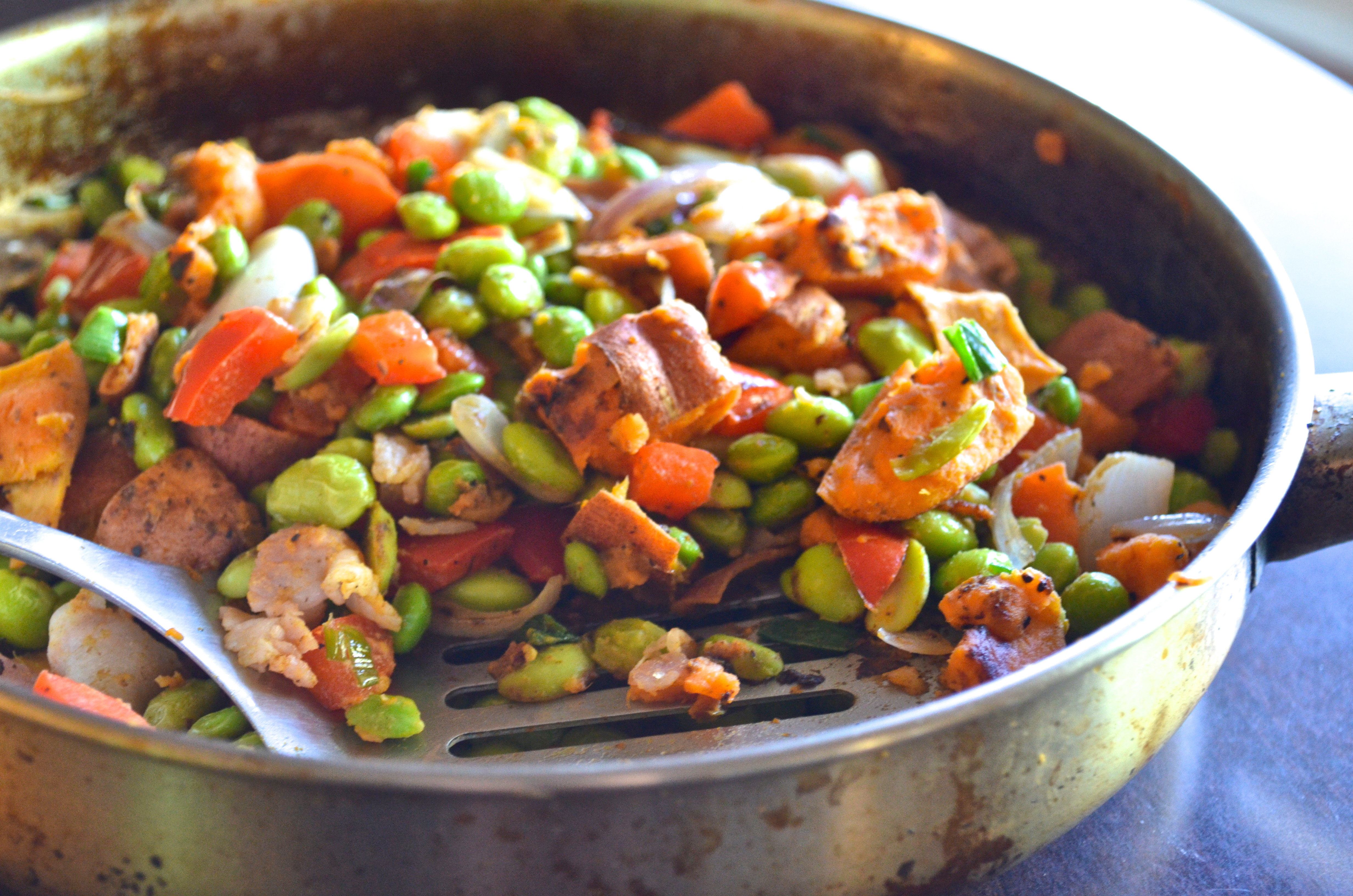 Sweet Potato Healthy
 Healthy Edamame Sweet Potato Hash