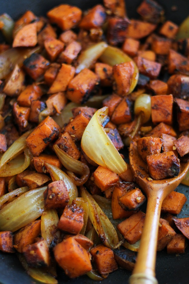 Sweet Potato Home Fries
 Sweet Potato Home Fries The Roasted Root