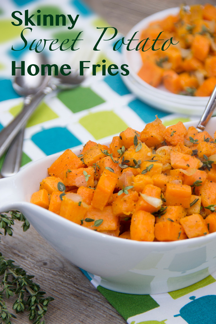 Sweet Potato Home Fries
 Skinny Sweet Potato Home Fries The Scrumptious Pumpkin