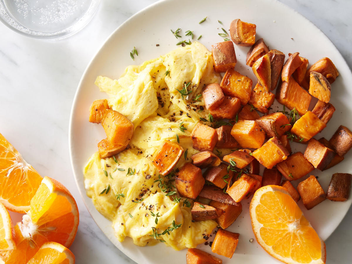 Sweet Potato Home Fries
 Sweet Potato Home Fries with Eggs Recipe Cooking Light
