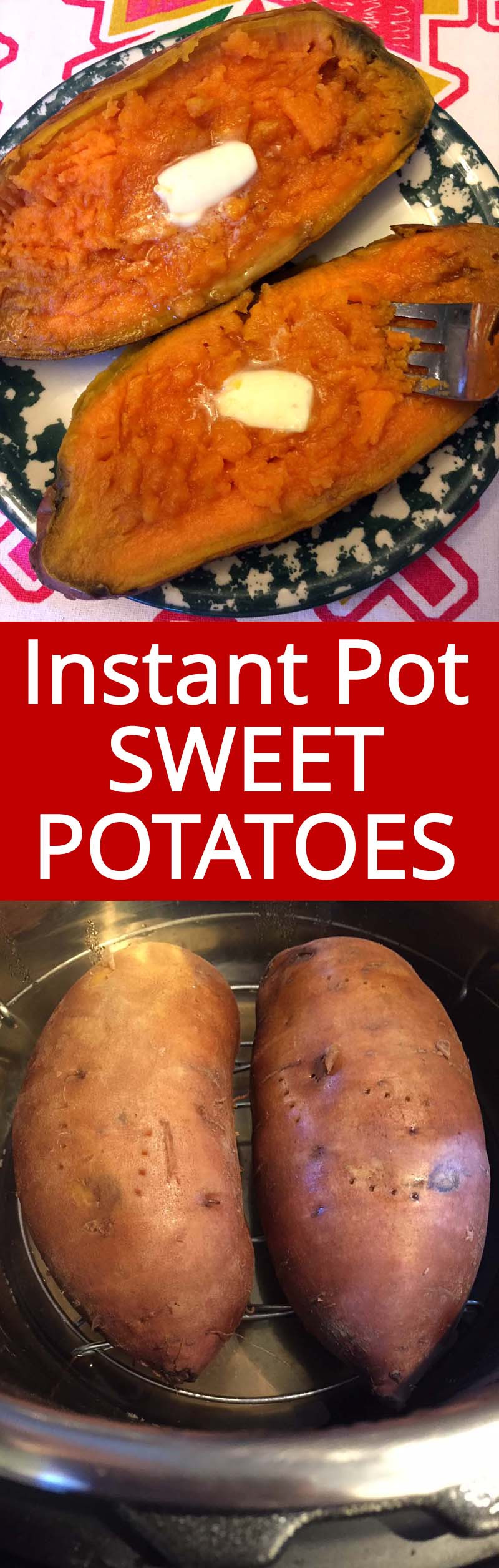 Sweet Potato In Instant Pot
 Instant Pot Sweet Potatoes Recipe – Melanie Cooks