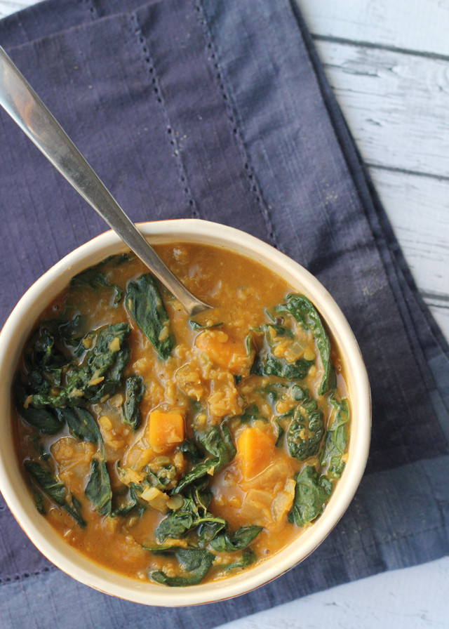 Sweet Potato Kale Soup
 Curried Red Lentil Kale and Sweet Potato Soup Eats Well