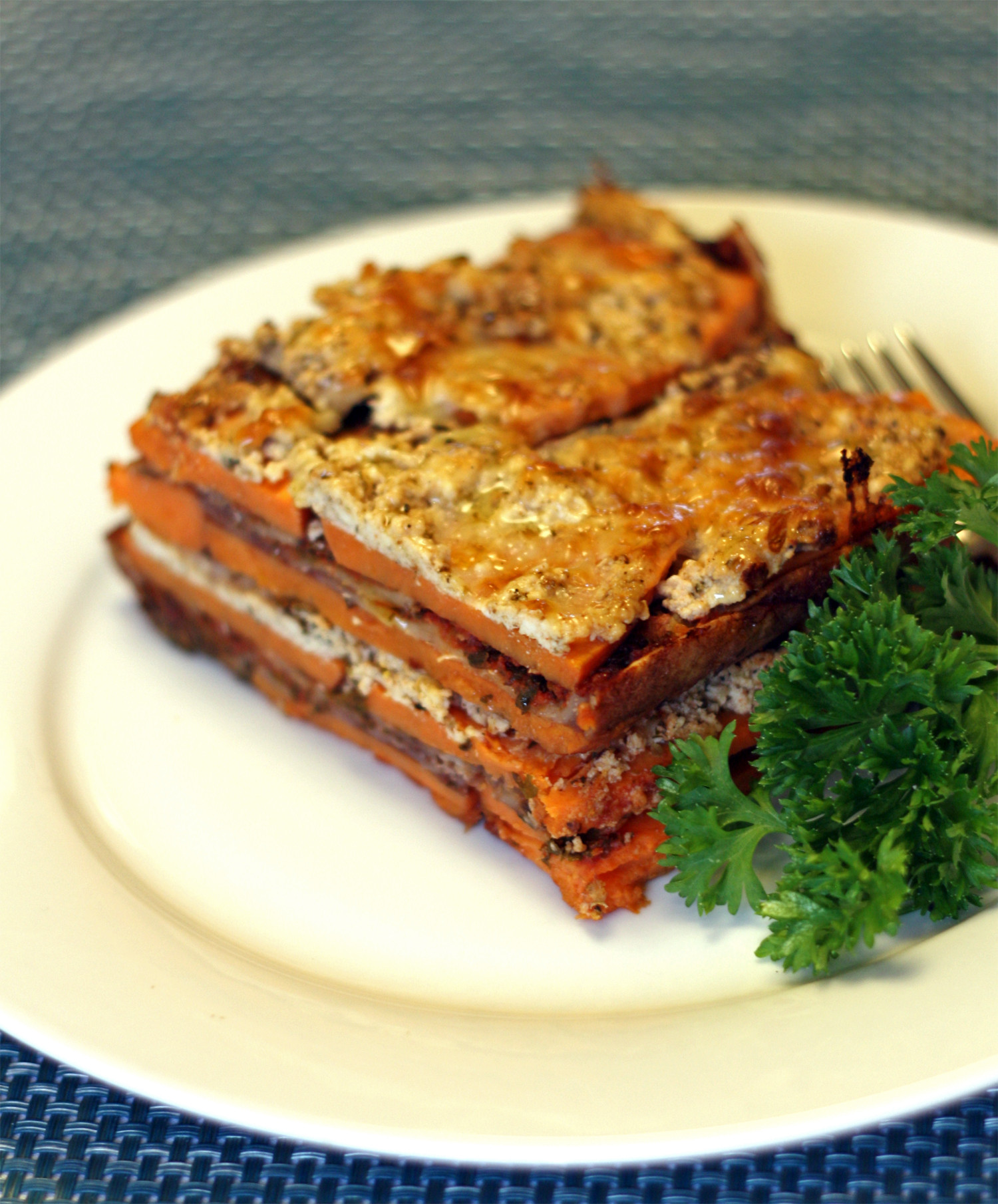 Sweet Potato Lasagna
 Quick Sweet Potato Lasagna GF Ve arian