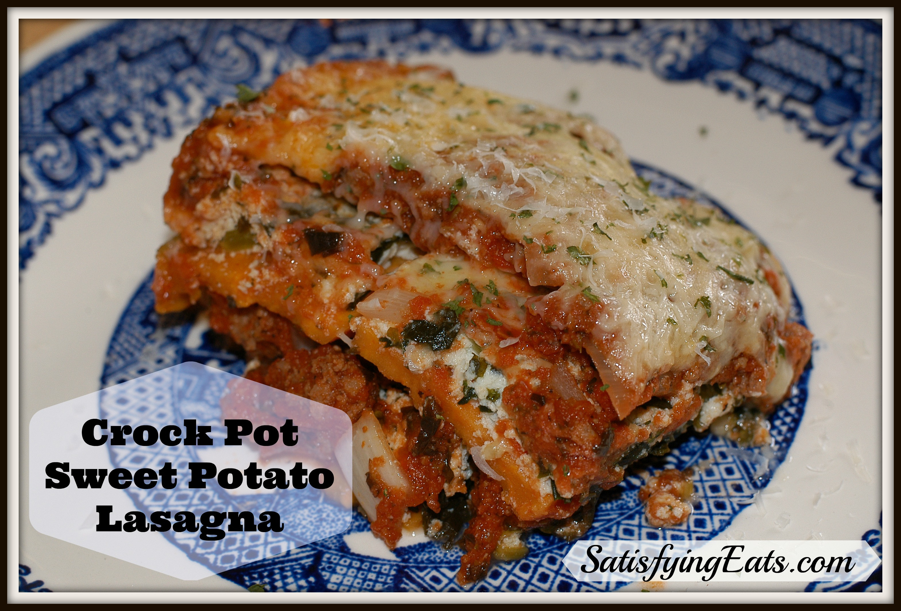 Sweet Potato Lasagna
 Crock Pot Sweet Potato Lasagna