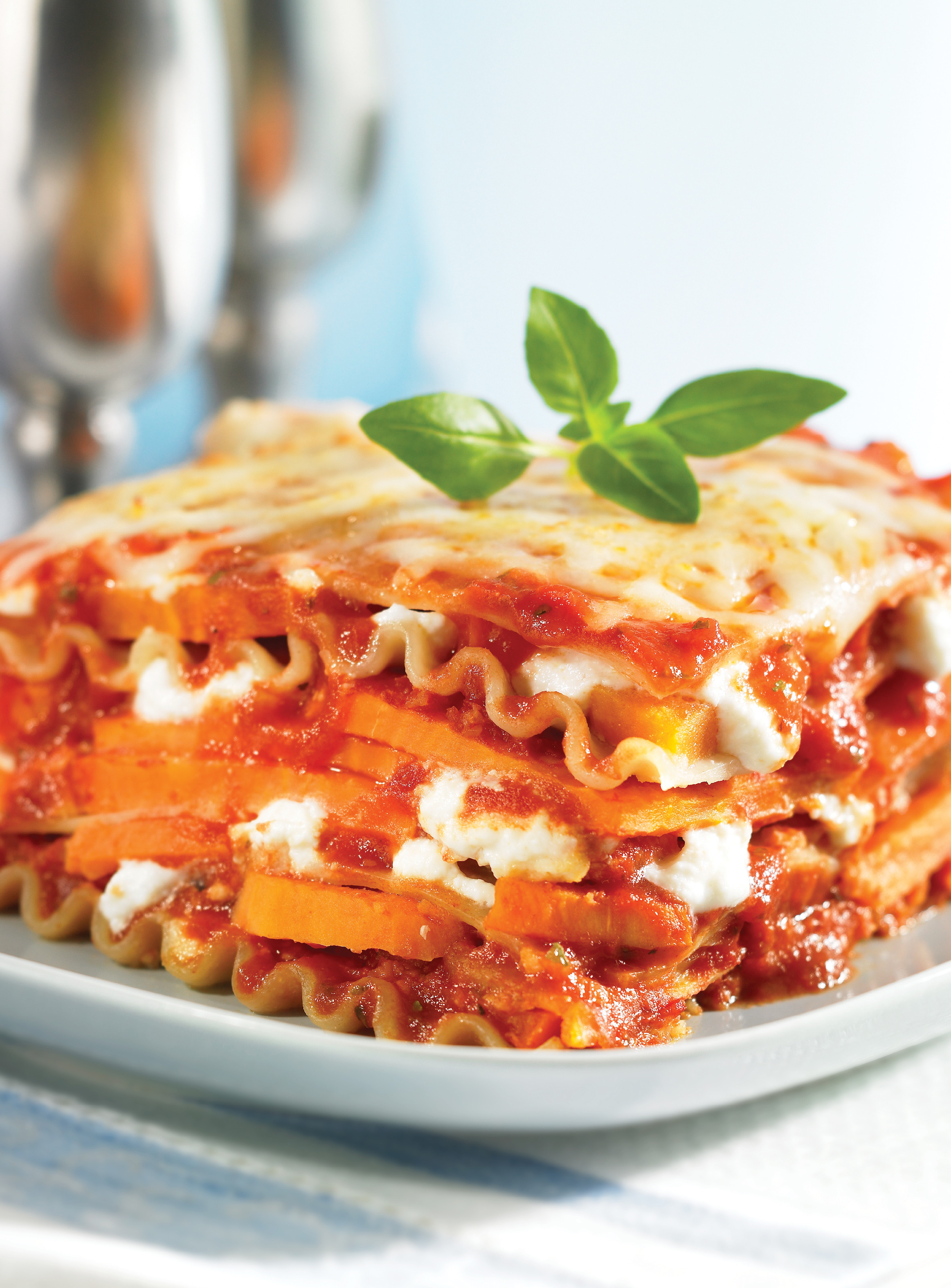 Sweet Potato Lasagna
 A Crock Pot Sweet Potato Lasagna Recipe