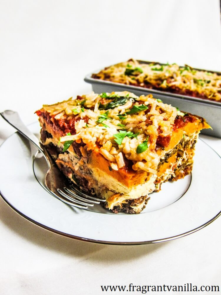 Sweet Potato Lasagna
 Vegan Sweet Potato Lasagna