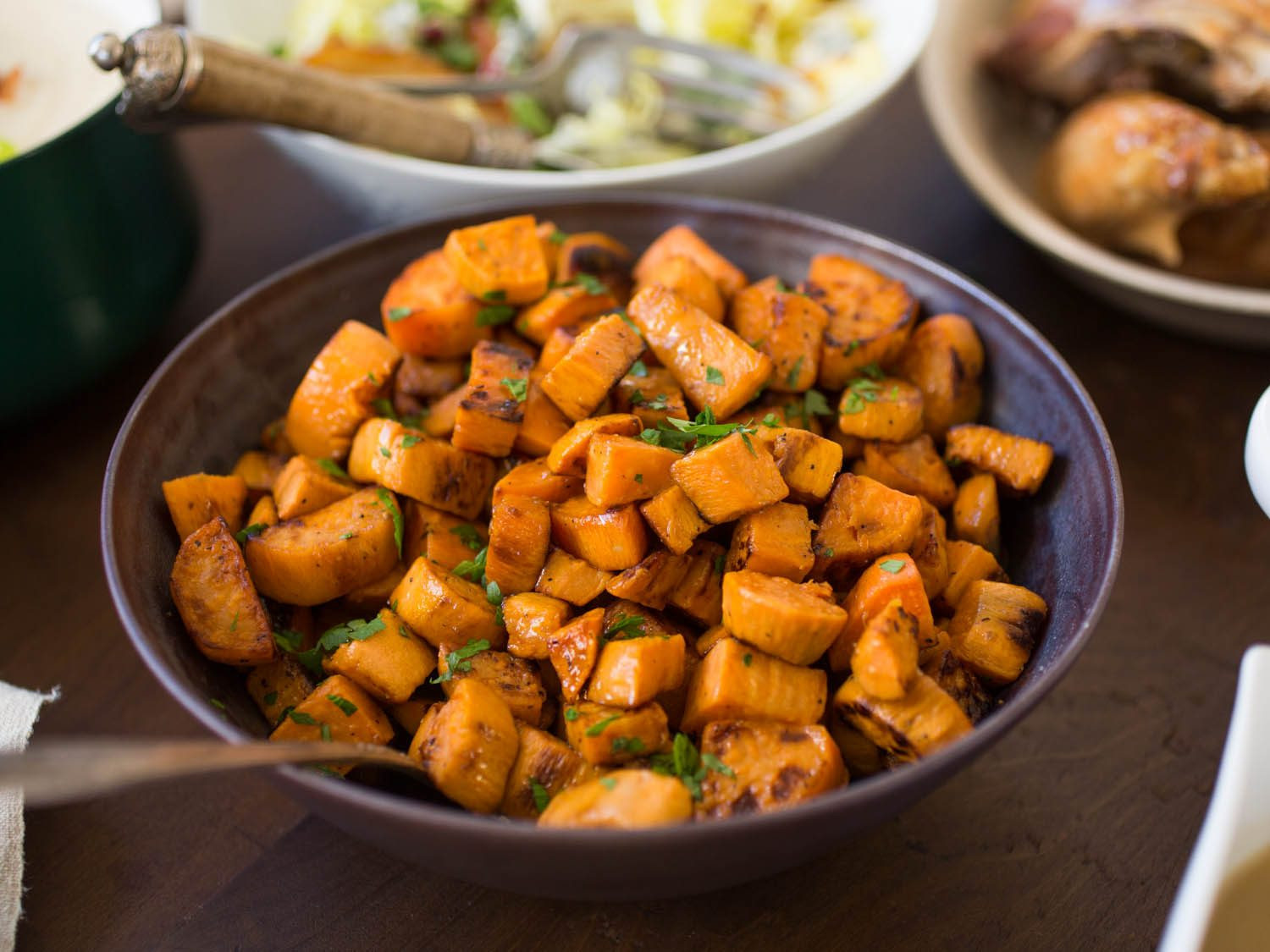 Sweet Potato Meals
 The Best Roasted Sweet Potatoes Recipe