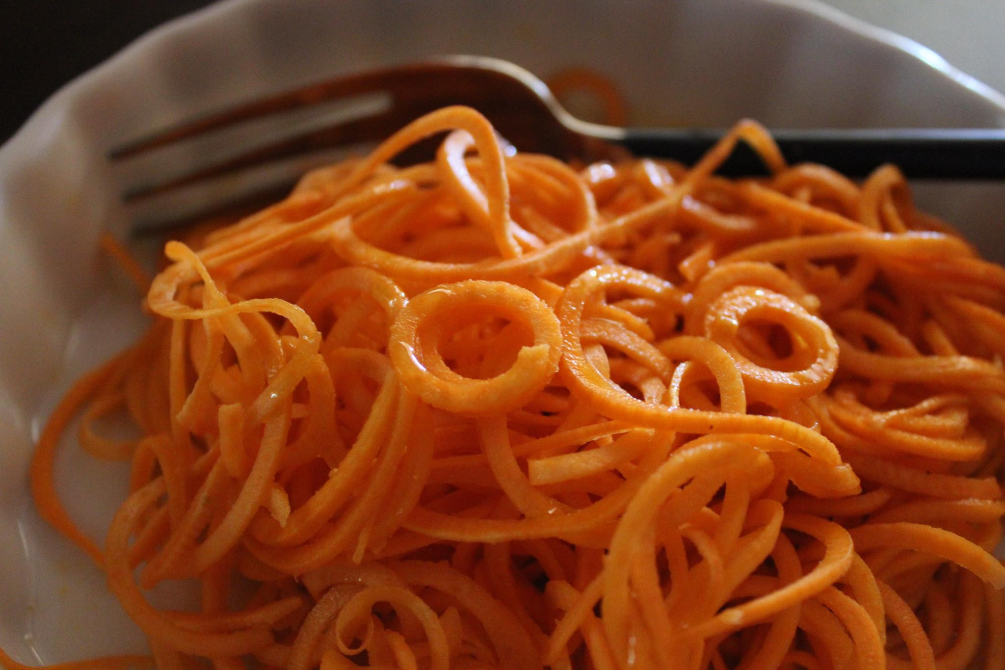 Sweet Potato Noodles
 Recipes Young RawFood