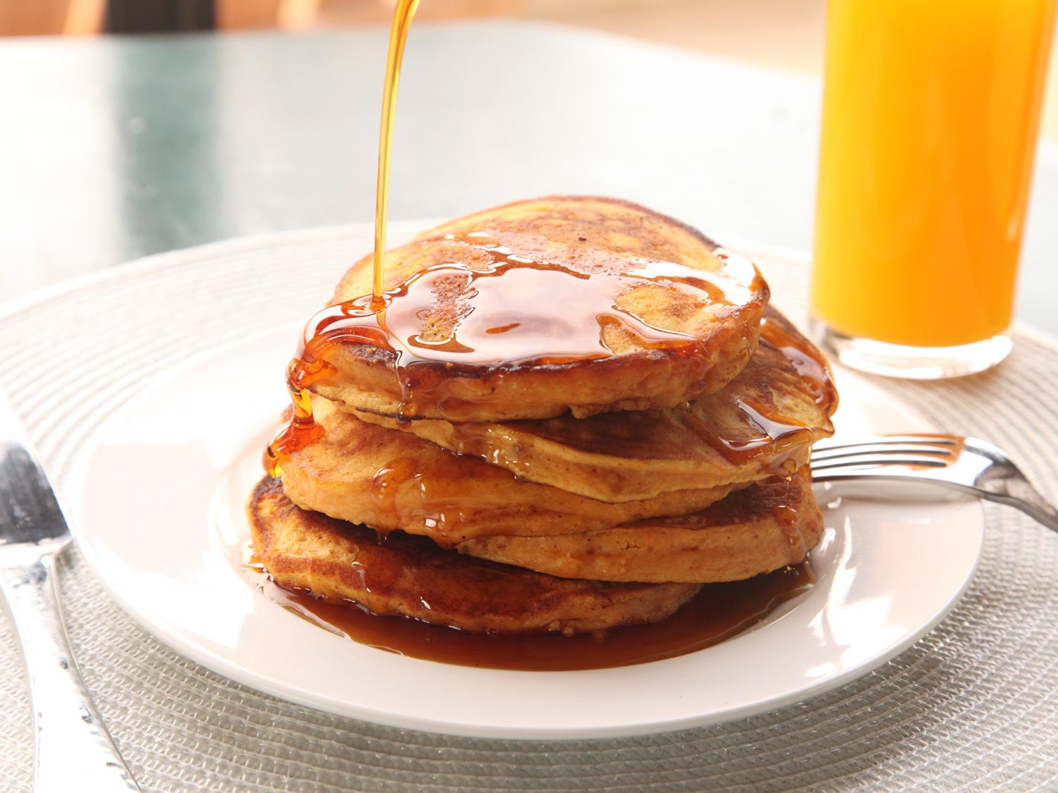 Sweet Potato Pancakes
 Make These Moist and Tender Sweet Potato Pancakes With