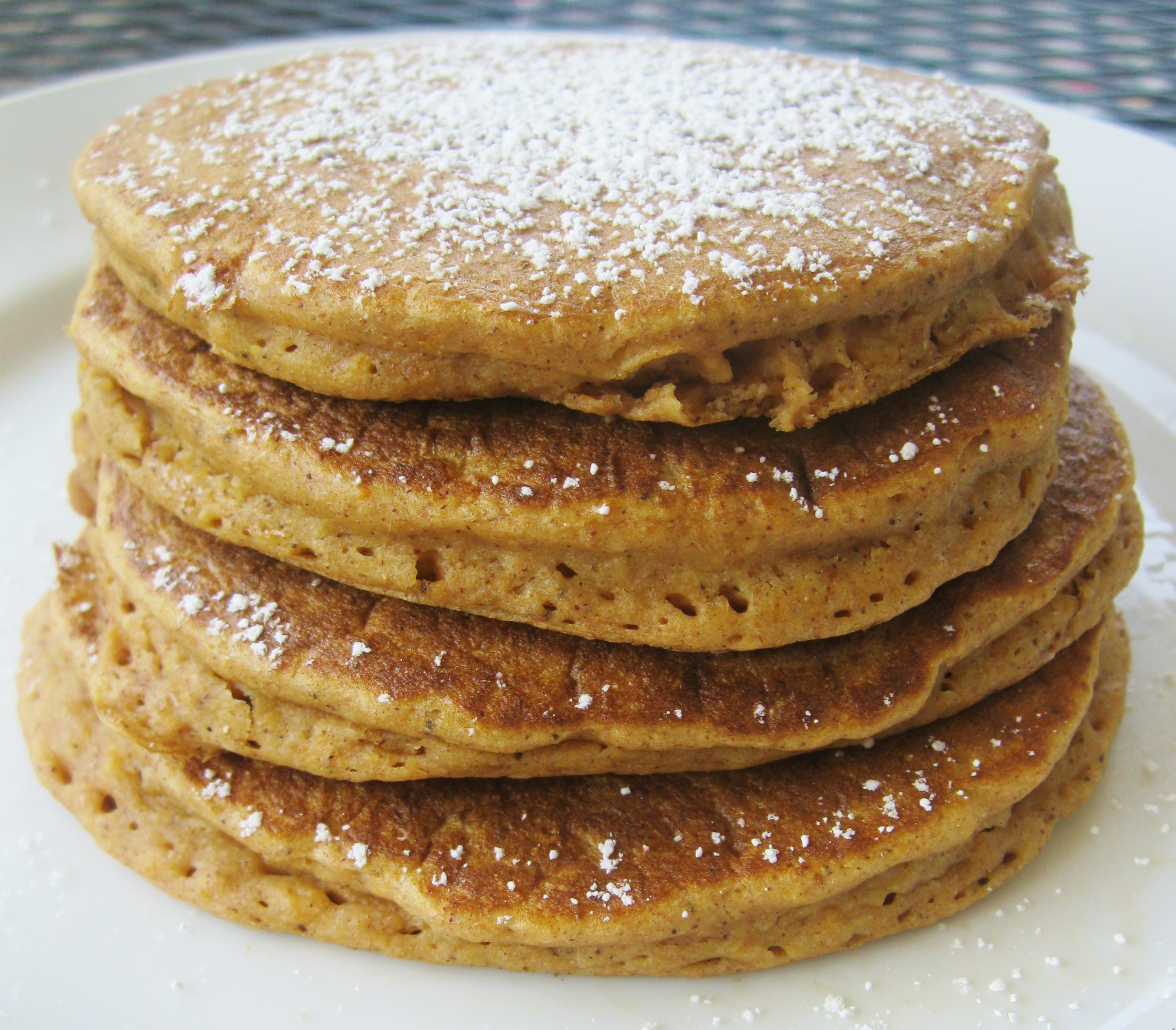 Sweet Potato Pancakes
 Whole Wheat Sweet Potato Pancakes