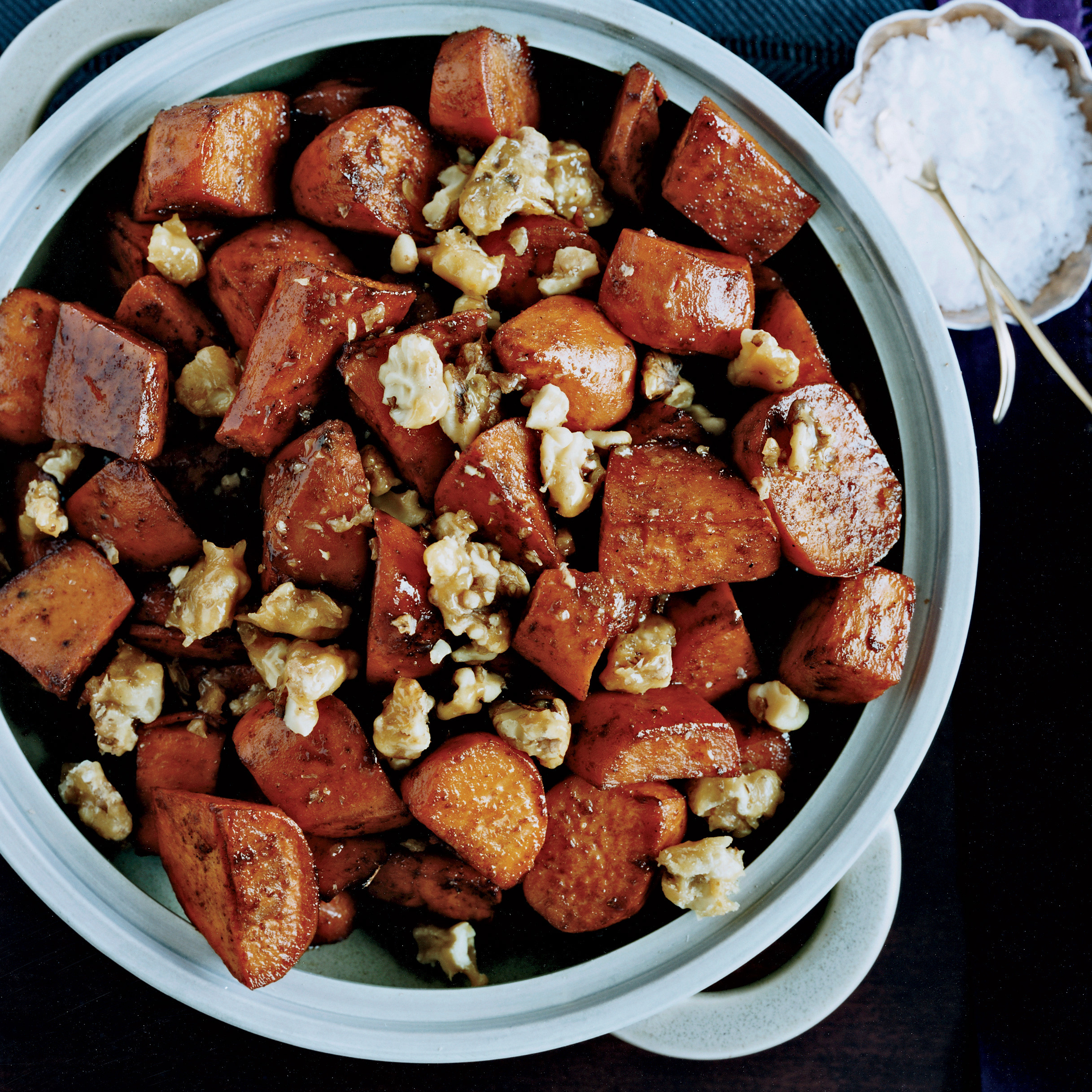 Sweet Potato Recipes For Thanksgiving
 Five Spice Glazed Sweet Potatoes with Walnut Toffee Recipe