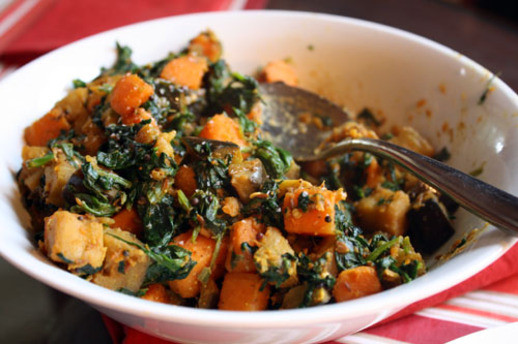 Sweet Potato Recipes Indian
 Dinner Tonight Sweet Potato Eggplant and Spinach Madras