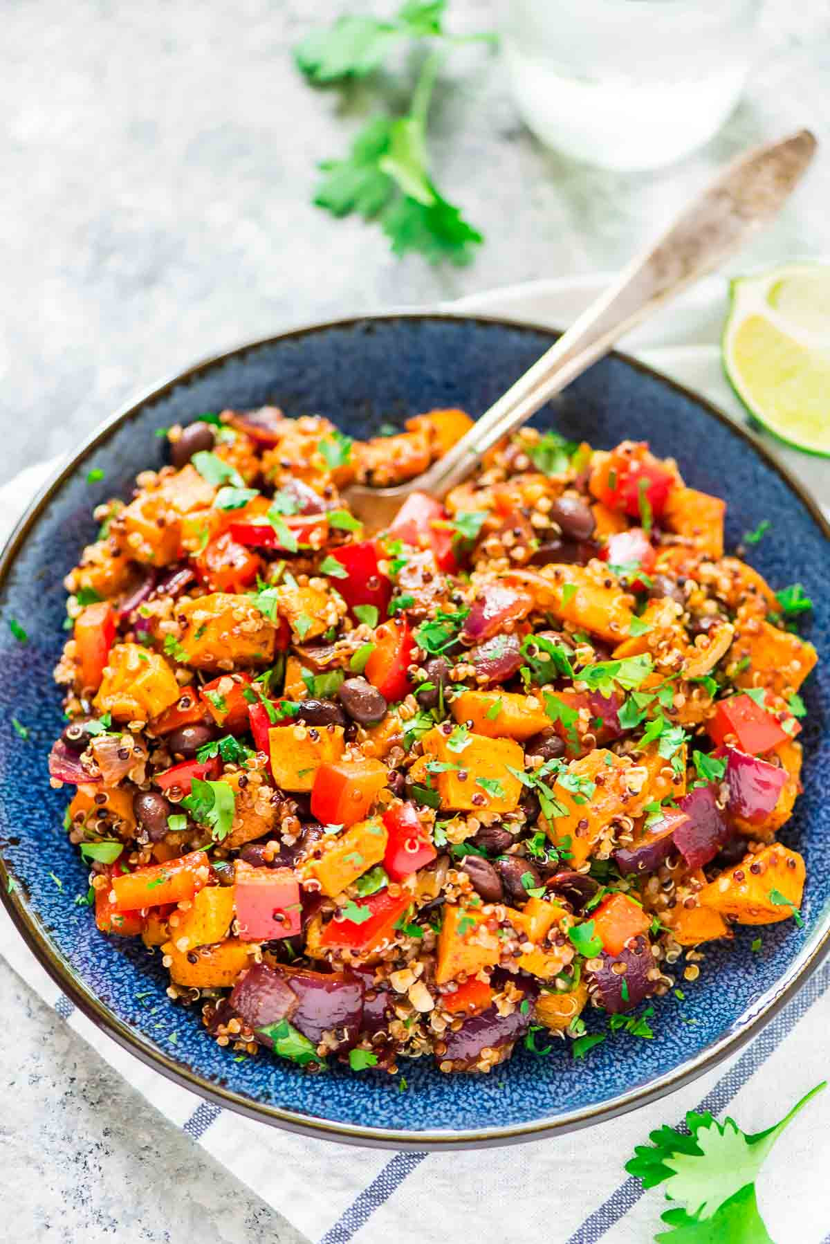 Sweet Potato Recipes
 Roasted Sweet Potato Quinoa Black Bean Salad