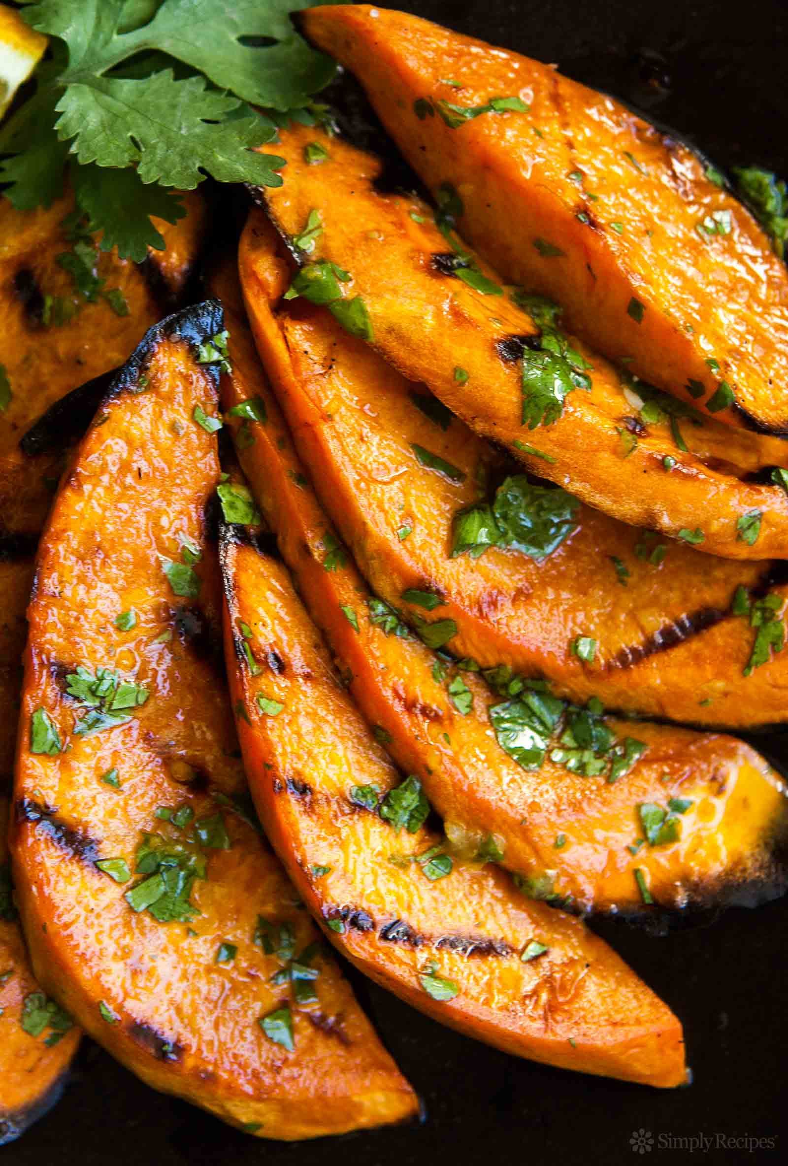 Sweet Potato Recipes
 Grilled Sweet Potatoes Recipe