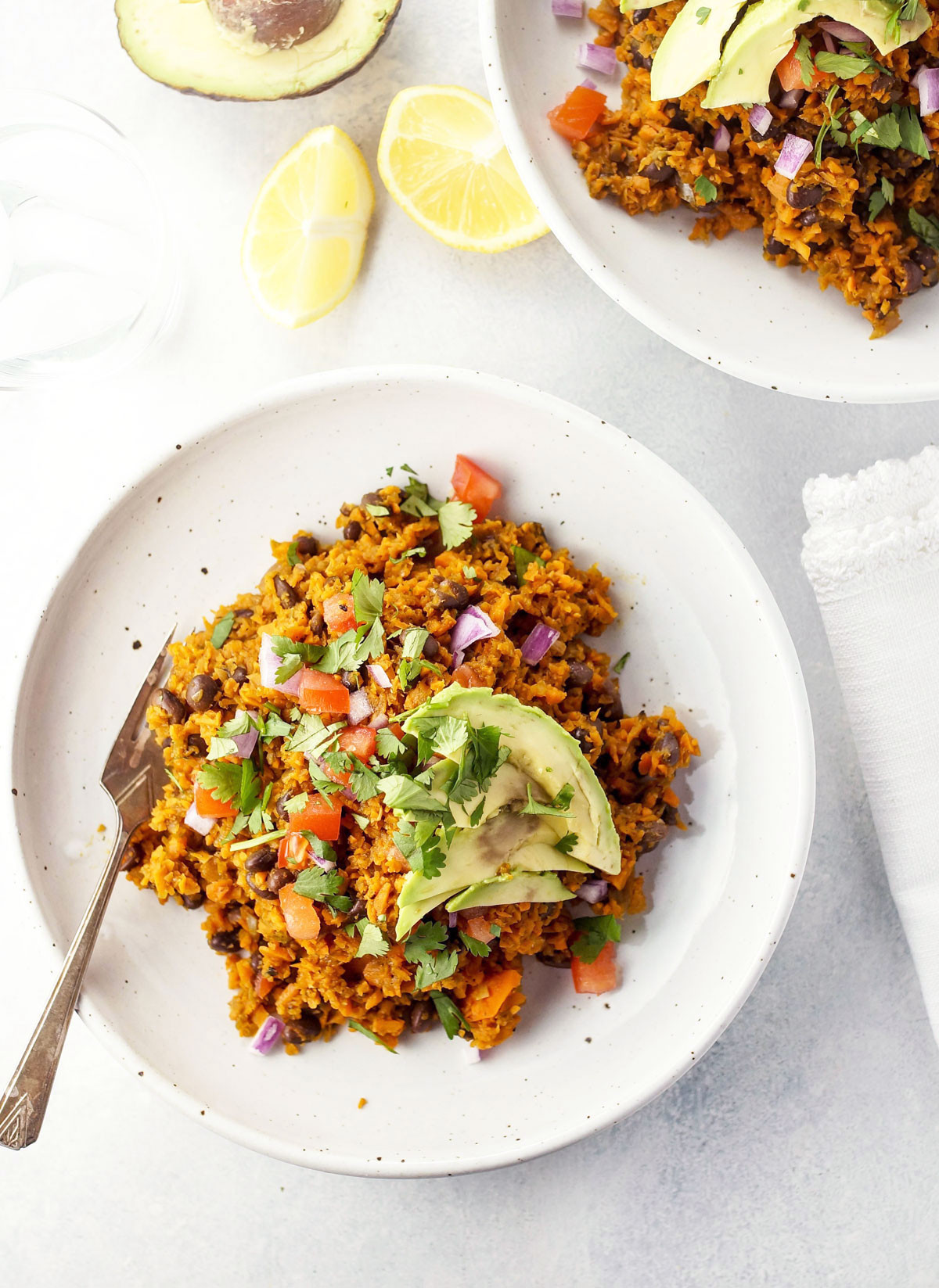 Sweet Potato Recipes Vegan
 Vegan Burrito Bowl with Sweet Potato "Rice"