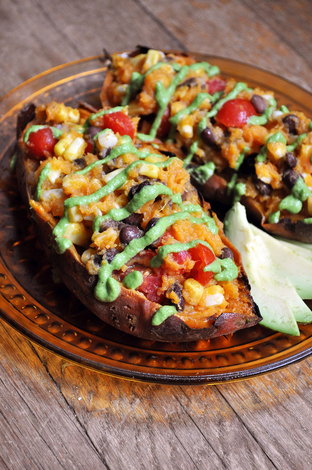 Sweet Potato Recipes Vegan
 Southwestern Stuffed Sweet Potatoes Hell Yeah It s Vegan