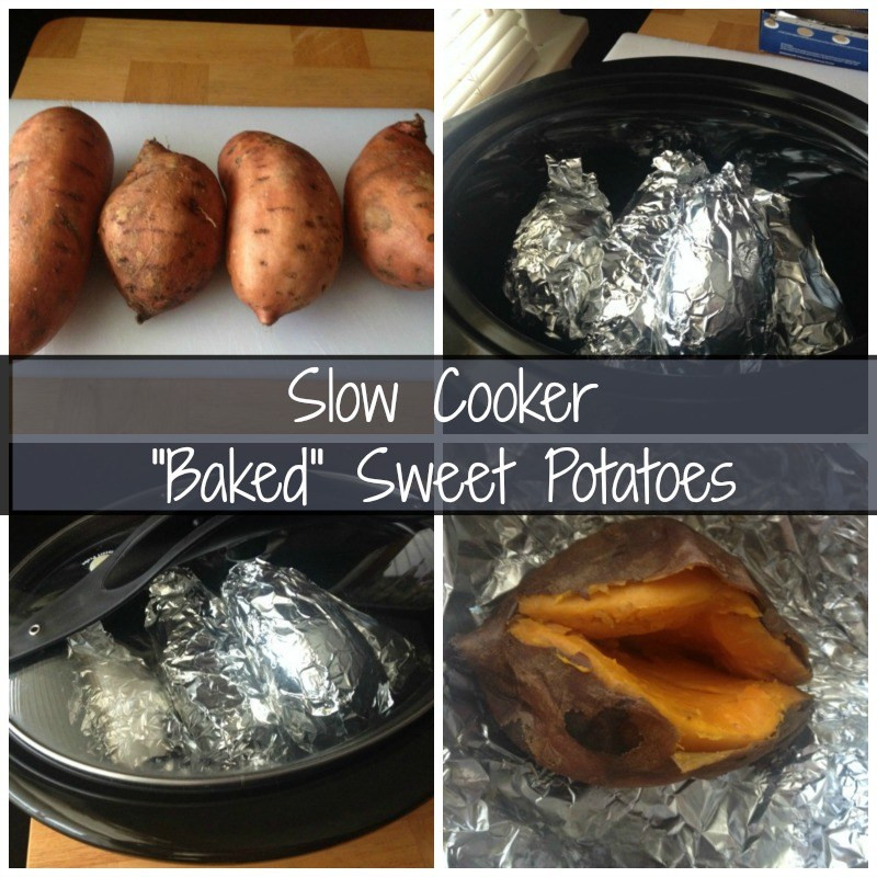 Sweet Potato Slow Cooker
 slow cooker baked sweet potatoes