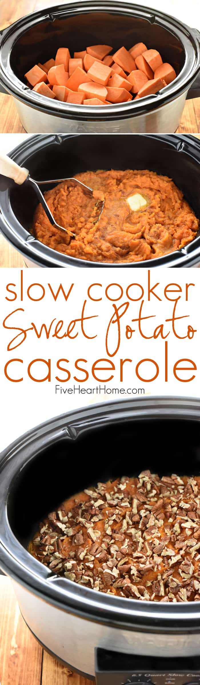 Sweet Potato Slow Cooker
 Slow Cooker Sweet Potato Casserole