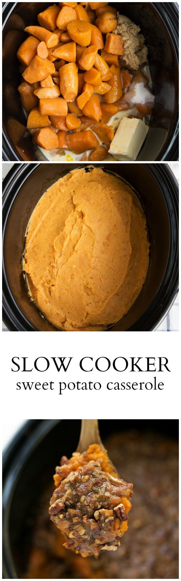 Sweet Potato Slow Cooker
 Slow cooker sweet potatoes Sweet potato casserole and