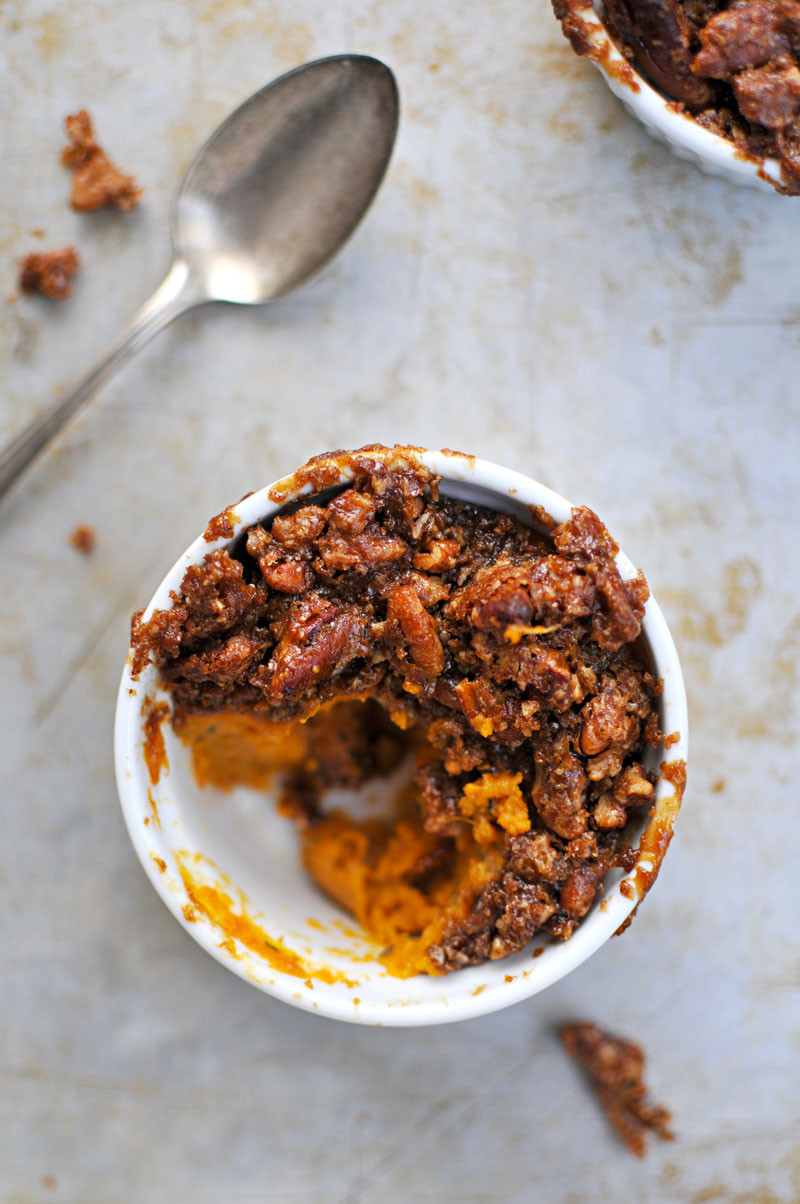 Sweet Potato Souffle Recipe
 Mini Sweet Potato Soufflés with Pecan Pie Streusel Gluten