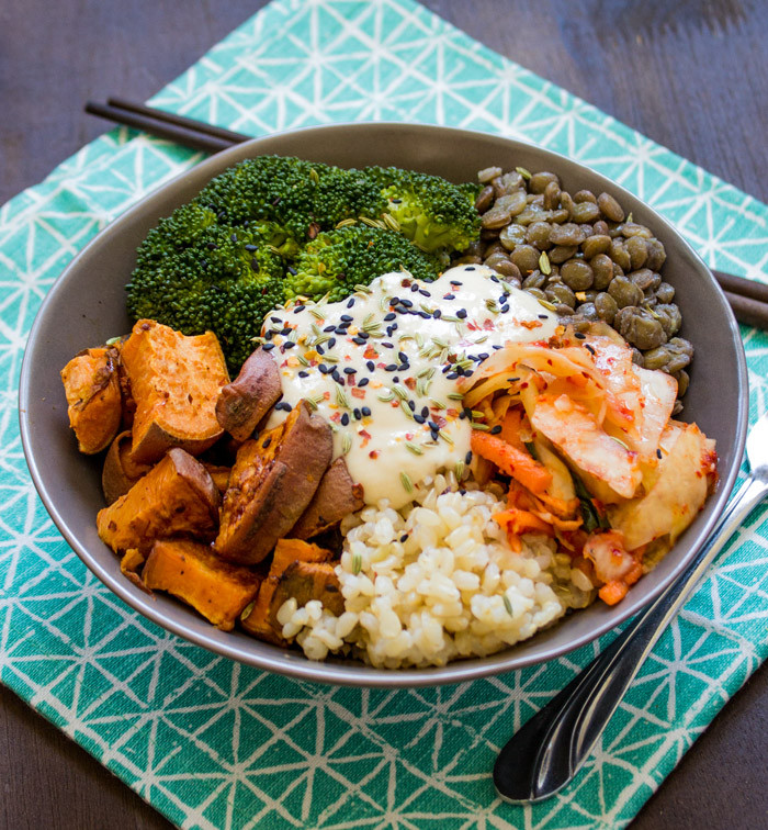 Sweet Potato Soul
 Classic Sweet Potato & Lentil Buddha Bowl